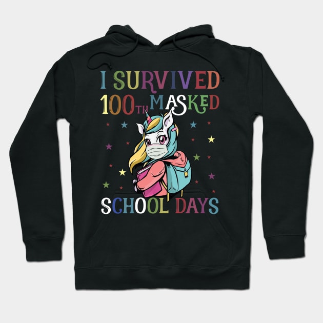 i survived 100th masked school days Hoodie by Riyadkhandaker